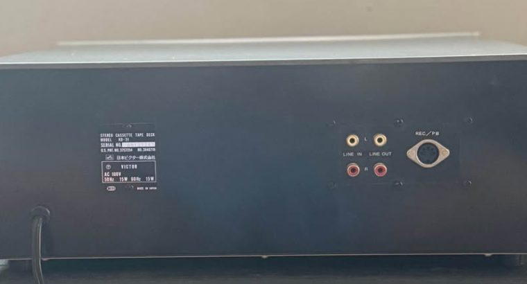 Victor Vintage stereo cassette tape deck for sale