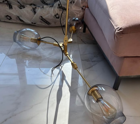 Modern 2 lamp pendant for sale