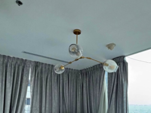 Modern 2 lamp pendant for sale