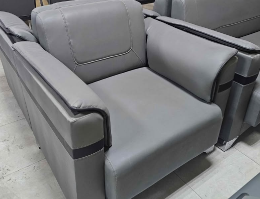 Office Sofa grey leather for sale