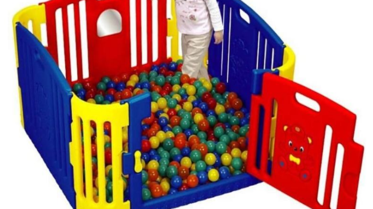 Enclosed Play Area With A Latched Gate For Sale
