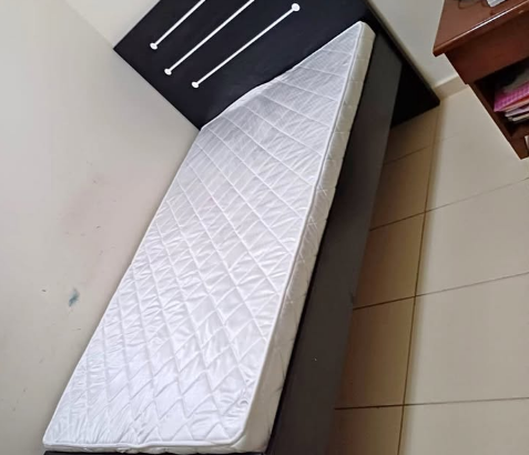 Wood bed 120×190 cm for sale
