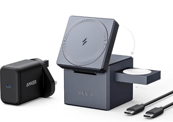 Anker 3-in-1 Cube Compatible with MagSafe -15W Fas