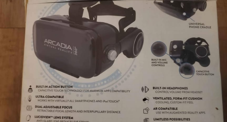 Arcadia 360 Virtual Reality Headset For Sale