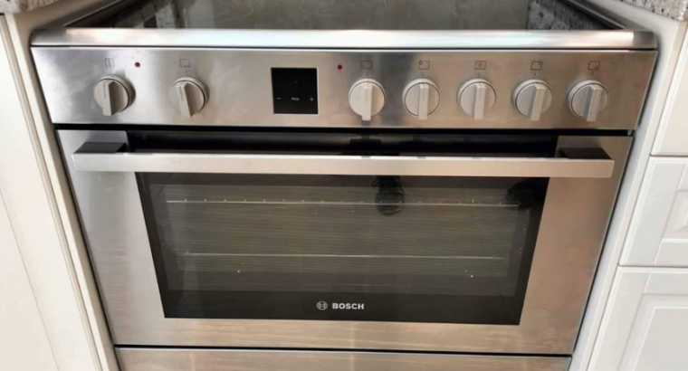 Bosch full electric ceramic cooking range 90cm for