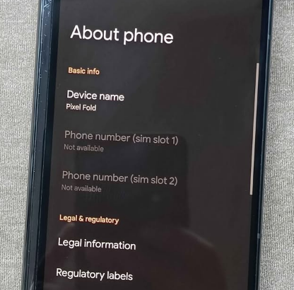 GOOGLE PIXEL FOLD 256GB FOR SALE