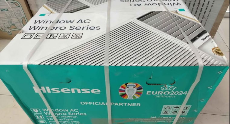 HISENSE WINDOW TYPE AIR CONDITIONER 410 gass
