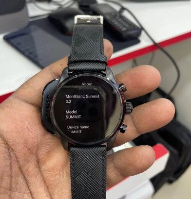 Montblanc Summit 3 Smartwatch – Black Titanium For