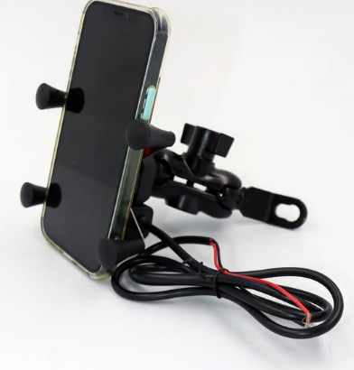 Phone Holder with USB charging ability for sale