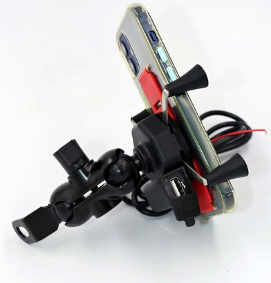 Phone Holder with USB charging ability for sale