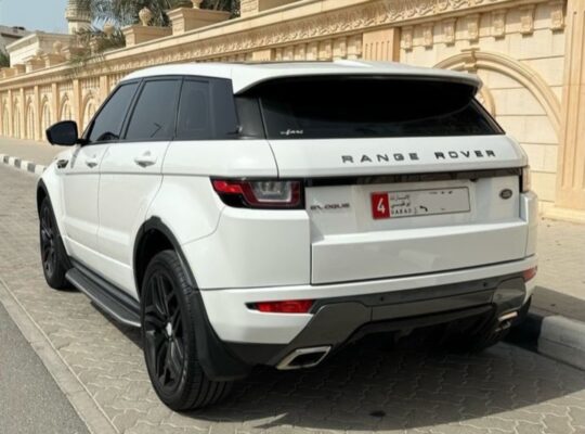 Range Rover EVouge dynamic 2016 Gcc