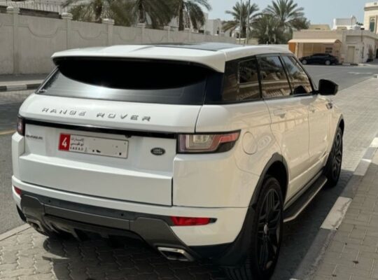 Range Rover EVouge dynamic 2016 Gcc