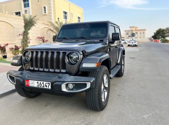 Jeep wrangler Sahara coupe 2022 Gcc