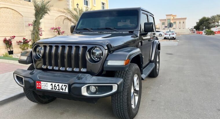 Jeep wrangler Sahara coupe 2022 Gcc