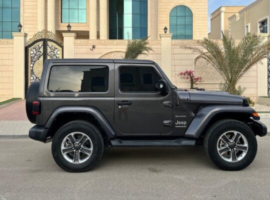 Jeep wrangler Sahara coupe 2022 Gcc