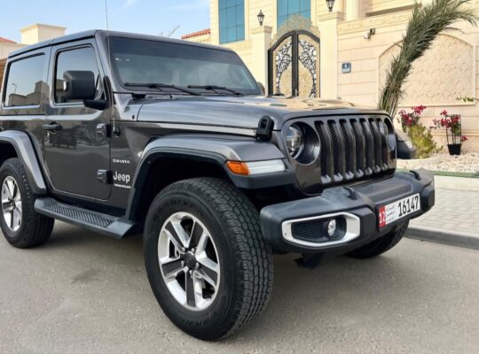 Jeep wrangler Sahara coupe 2022 Gcc