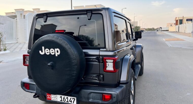 Jeep wrangler Sahara coupe 2022 Gcc