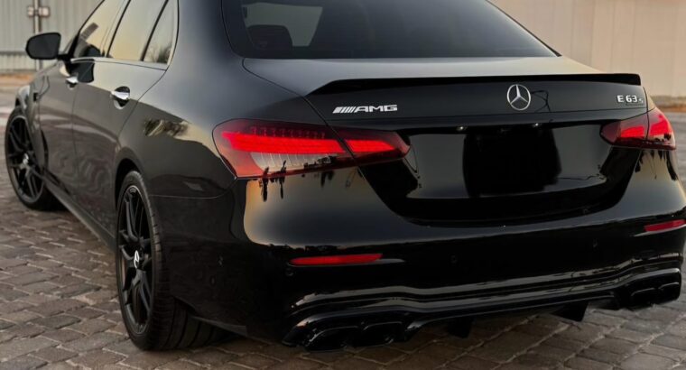 Mercedes E63s fully loaded 2021 USA imported