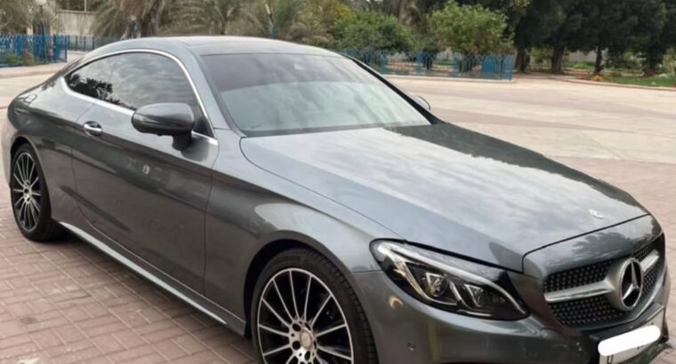 Mercedes C200 coupe AMG 2017 Gcc for sale
