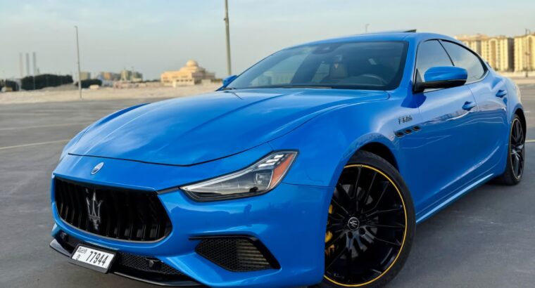 Masarati Ghibli SQ4 F Tributo 2022 sport USA impo