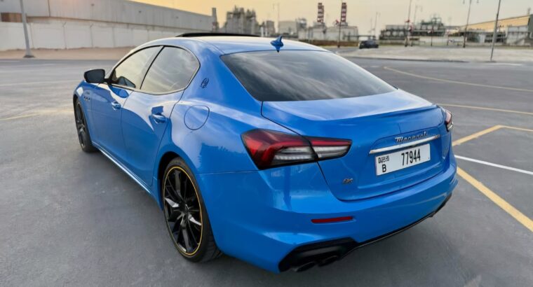 Masarati Ghibli SQ4 F Tributo 2022 sport USA impo