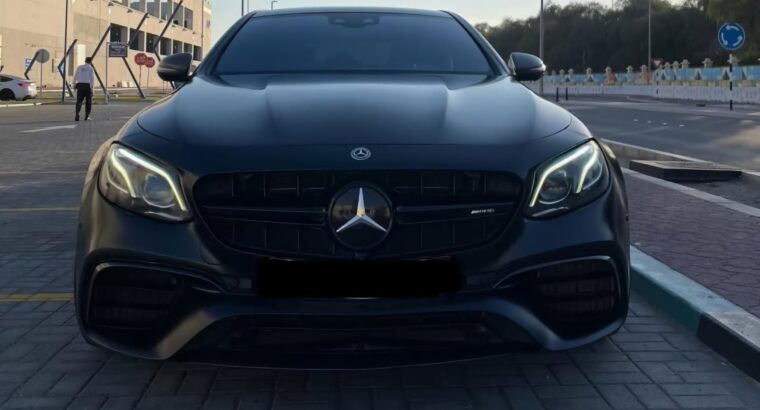 Mercedes E63s AMG 2018 full option Gcc for sale