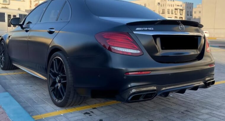 Mercedes E63s AMG 2018 full option Gcc for sale