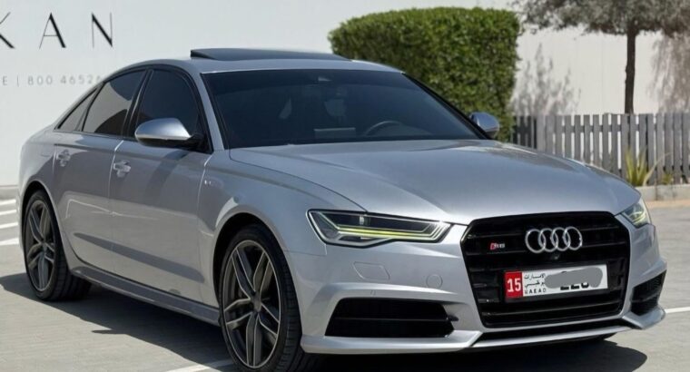 Audi S6 fully loaded 2016 Gcc for sale