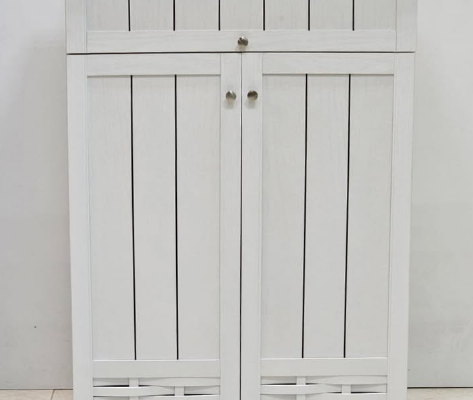 2 Doors Shoes Cabinet with Drawer Shoe For Sale