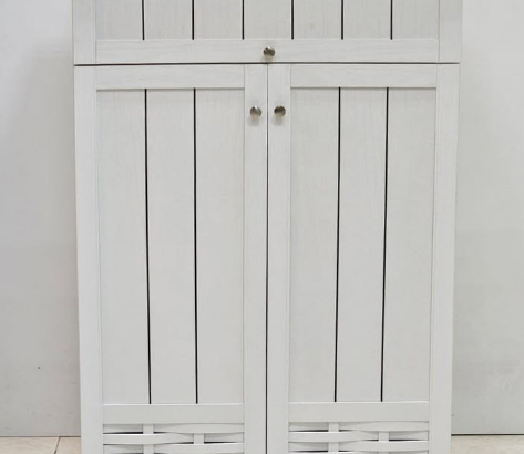 2 Doors Shoes Cabinet with Drawer Shoe For Sale