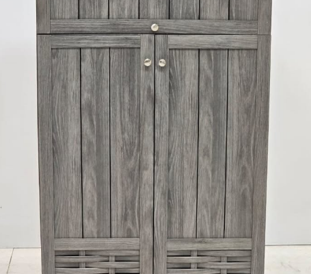 2 Doors Shoes Cabinet with Drawer Shoe For Sale