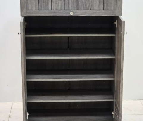 2 Doors Shoes Cabinet with Drawer Shoe For Sale