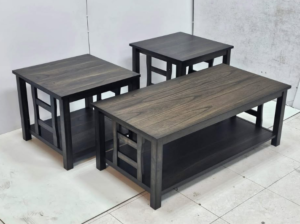 Solid Wood Coffee Table 1+2 For Sale