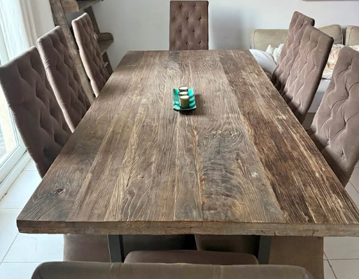 Marina Home Dinning table and 8 chairs for sale