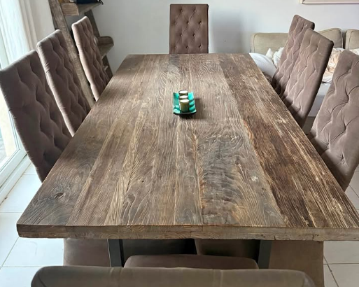 Marina Home Dinning table and 8 chairs for sale