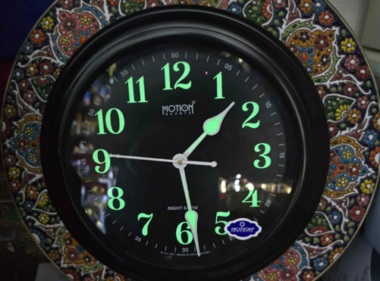 Very rare Beautiful ceramic wall hanging clock for