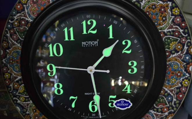 Very rare Beautiful ceramic wall hanging clock for