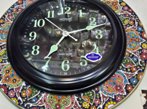 Very rare Beautiful ceramic wall hanging clock for