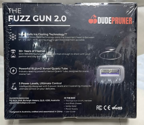 Dude Pruner Laser hair removal fuzz gun 2.0 for sa