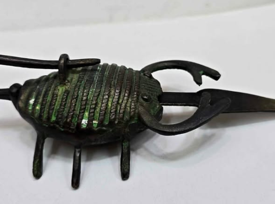 Beautiful very rare real antique scorpion lock for