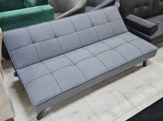 Sofa bed grey fabric brand new For Sale