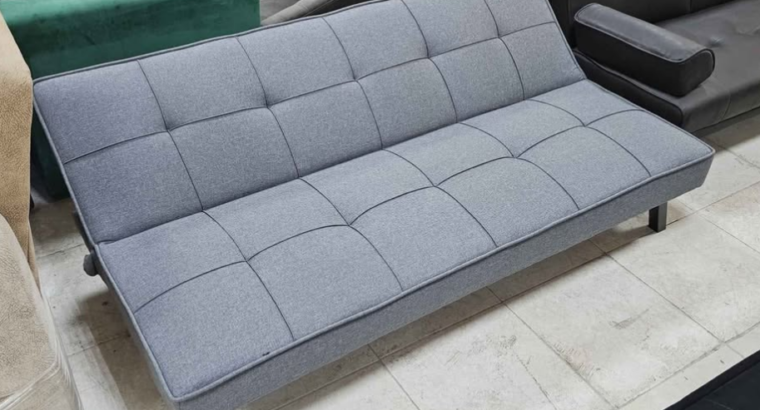 Sofa bed grey fabric brand new For Sale