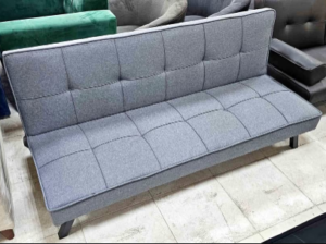 Sofa bed grey fabric brand new For Sale