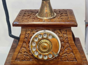 Pure rosewood real antique working telephone for