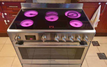 Bosch ceramic electric cooker top 5 hobs for sale