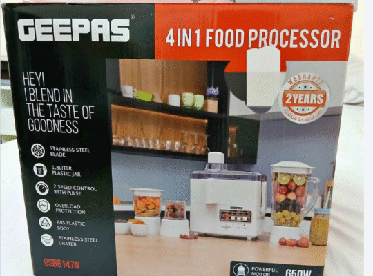 Geepas 4in1 Food Processor For Sale