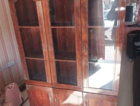 Glass cabinet 3 door for sale
