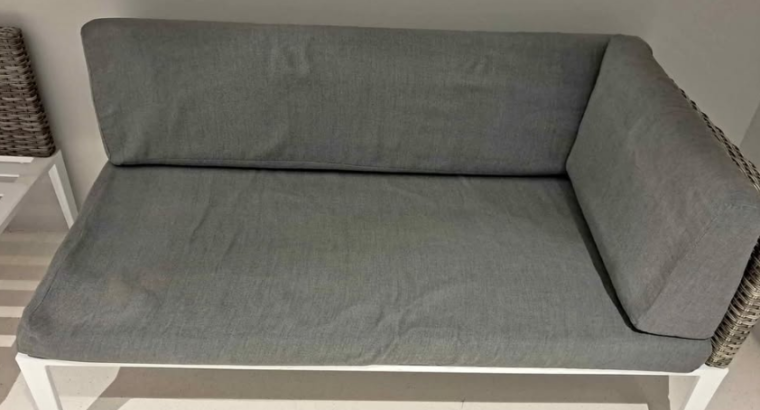 Outdoor 2 Sofa with Cushions For Sale