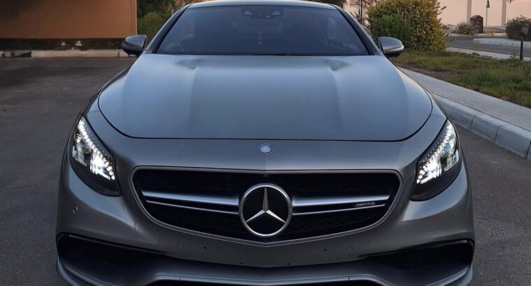 Mercedes S63 coupe 2015 AMG for sale