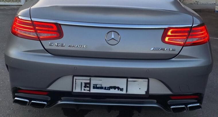 Mercedes S63 coupe 2015 AMG for sale